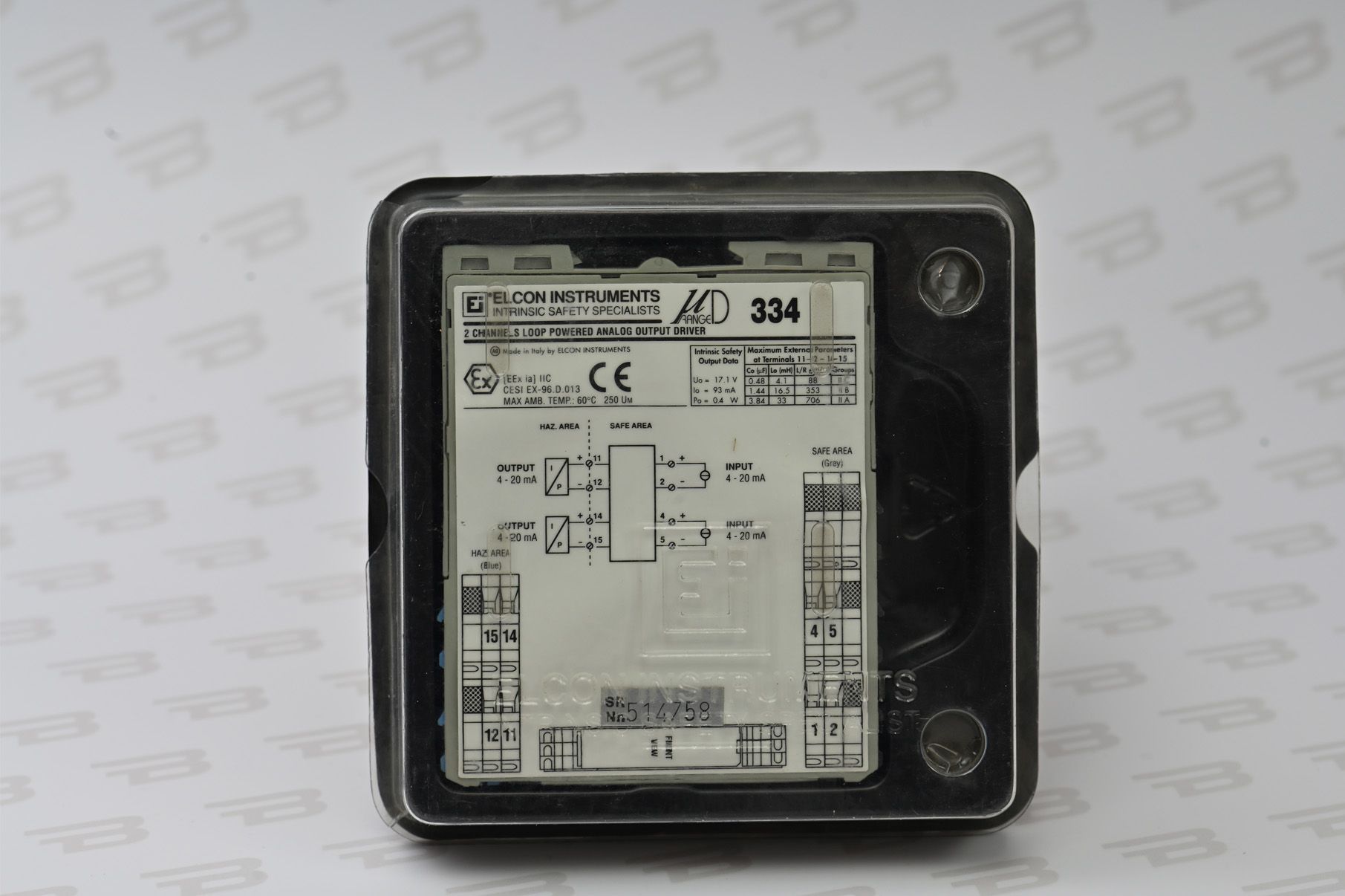 ELCON INSTRUMENTS Range D324 