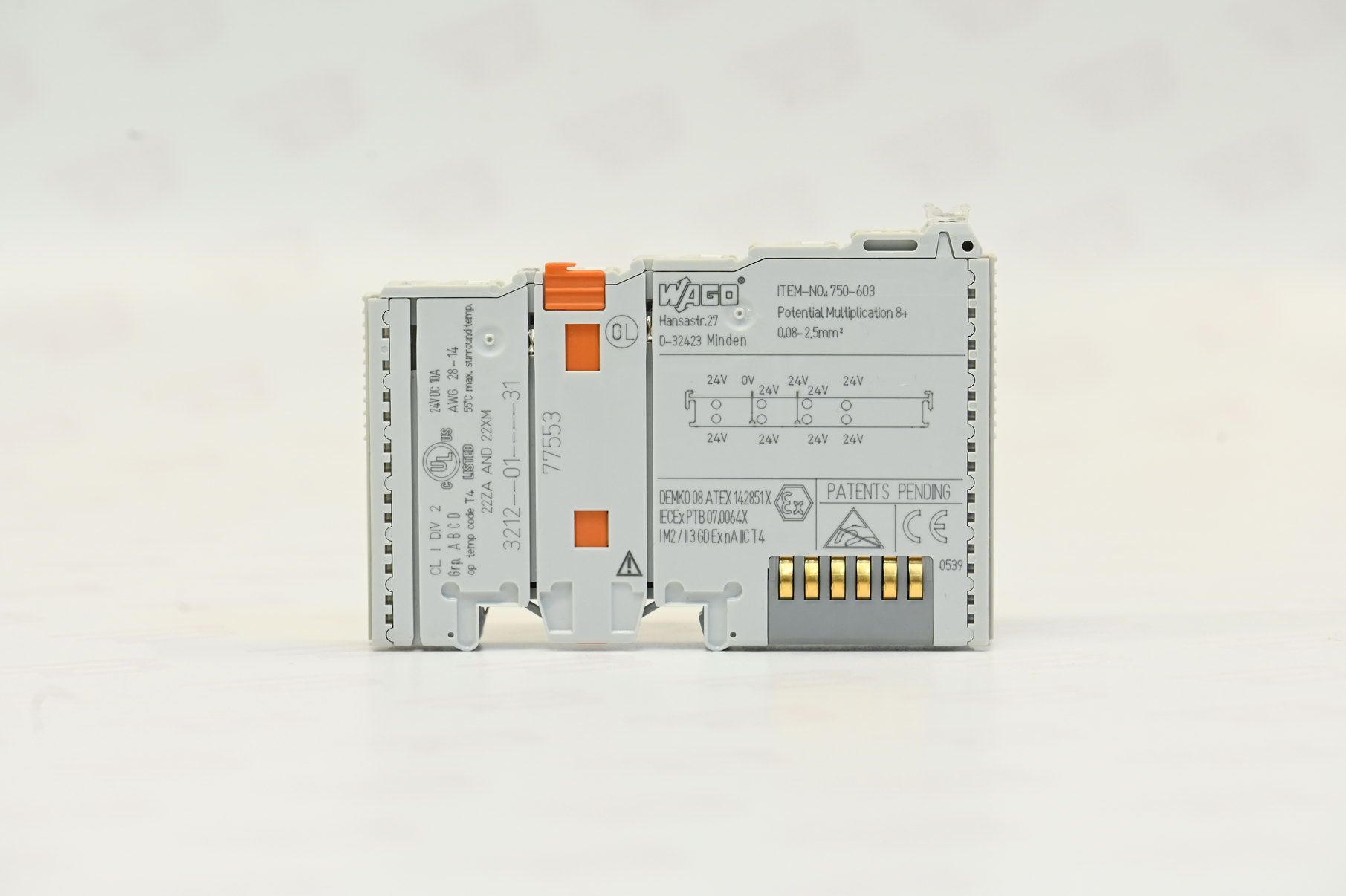 Модуль разводки дополнительного питания, 24 VDC Wago 750-603 