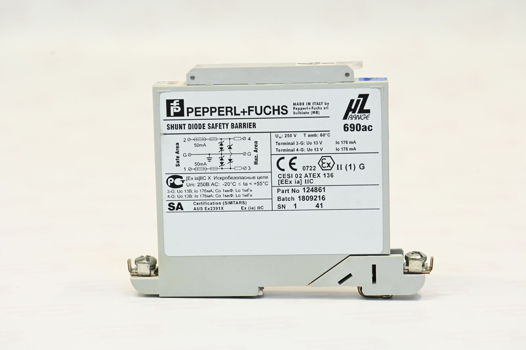 Pepperl+Fuchs 124861 EL-uZ690ac 