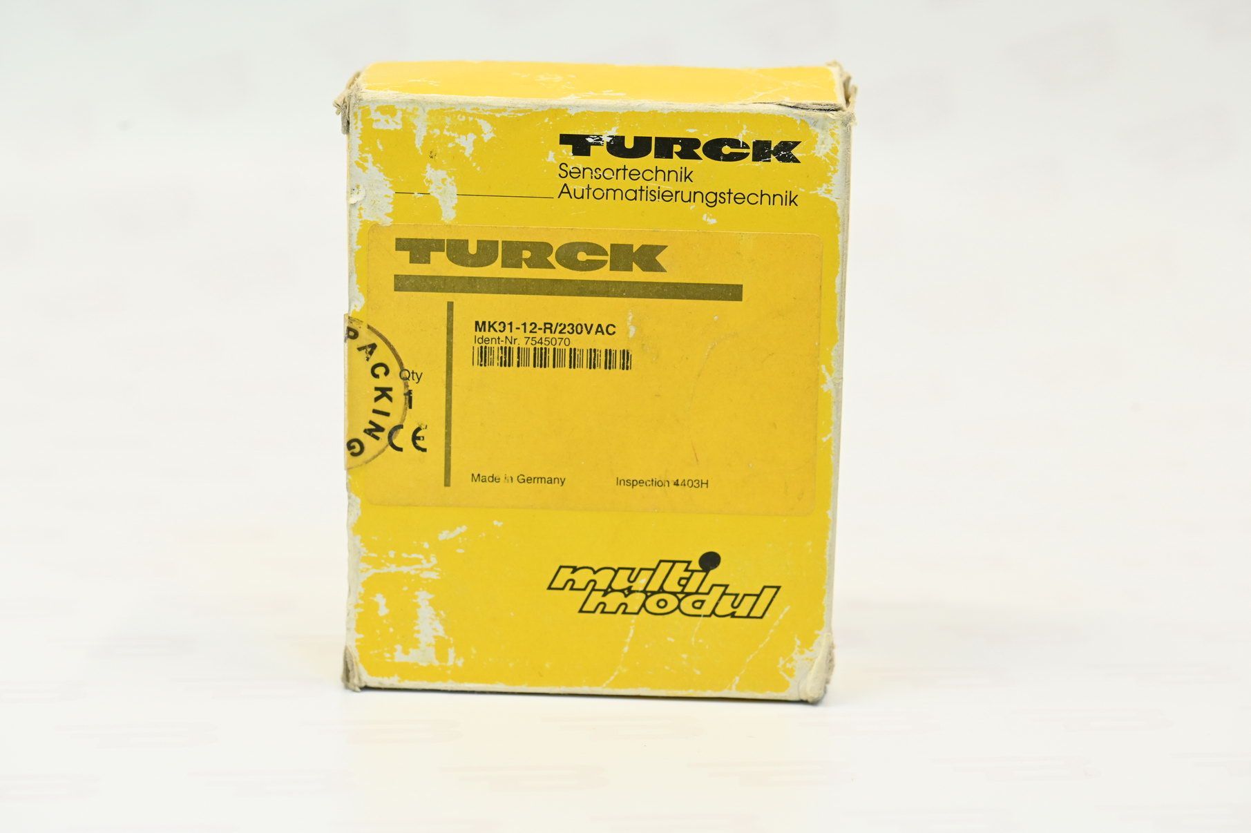 Turck 7545070 MK91-12-R/230VAC 