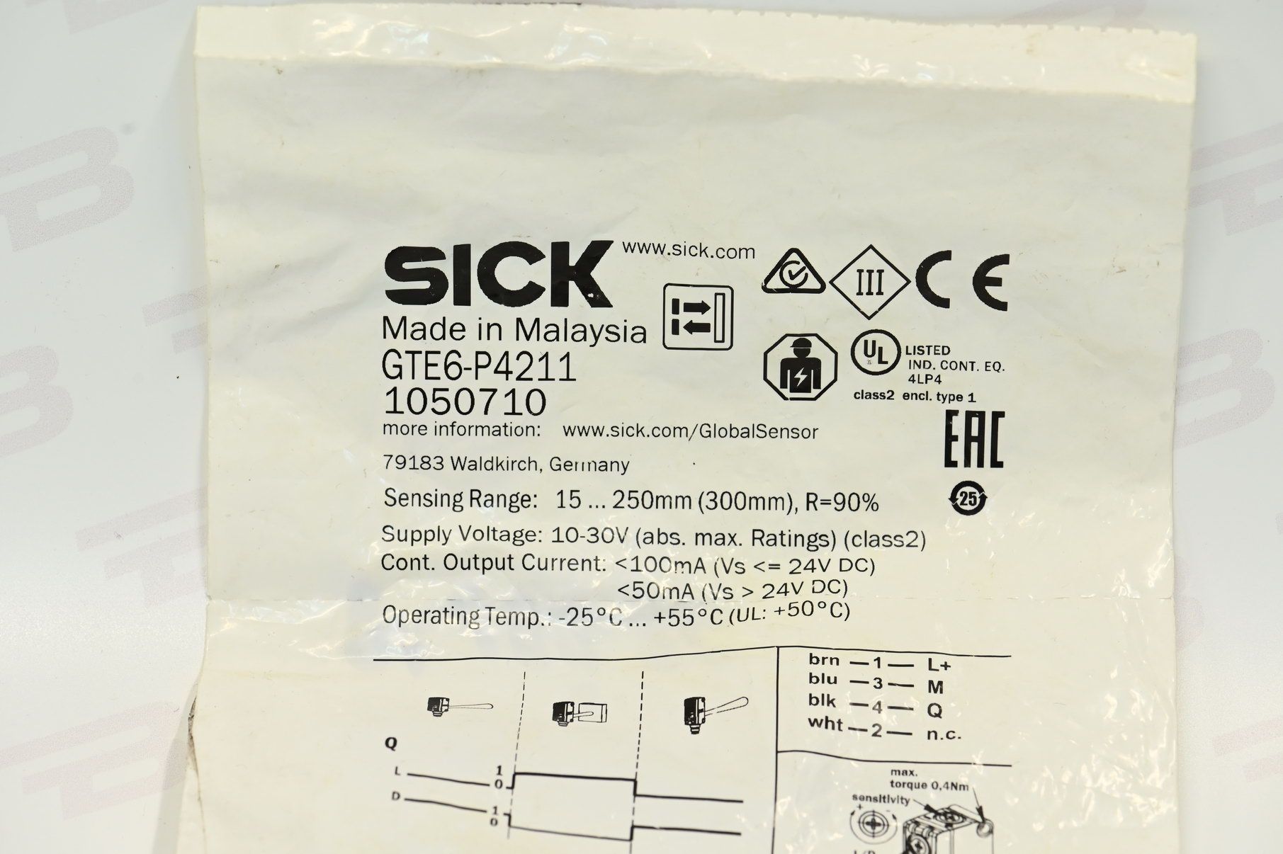 SICK 1050710 GTE6-P4211 