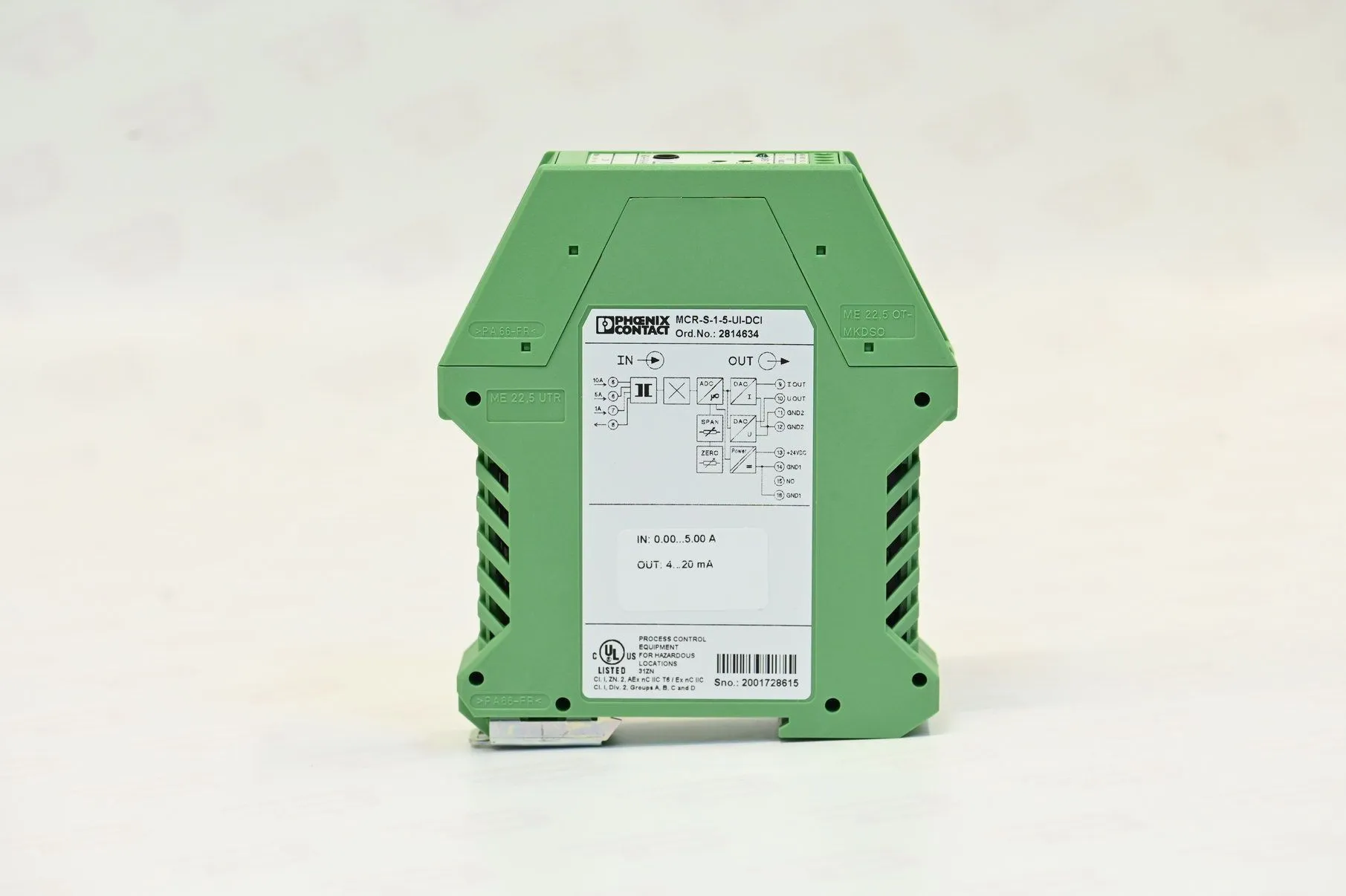 Phoenix contact 2814634 MCR-S-1-5-UI-DCI 
