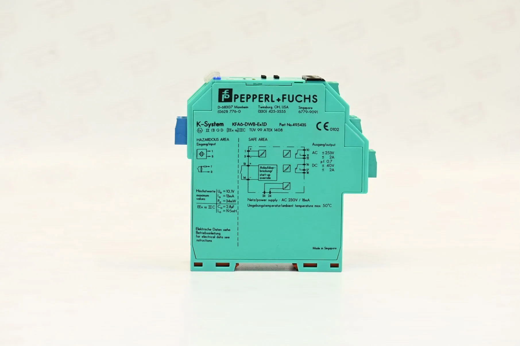 Pepperl+Fuchs 49543S KFA6-DWB-Ex1.D 