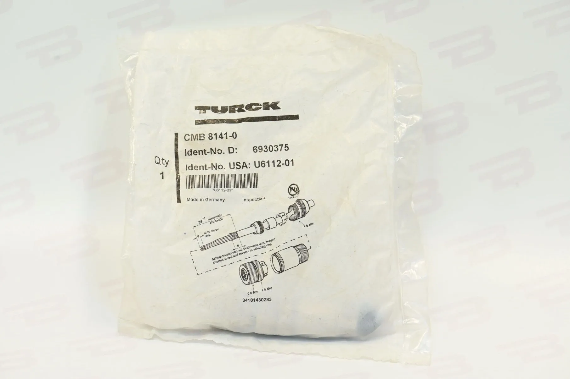 Turck 6930375 CMB8141-0 
